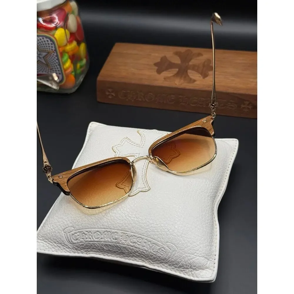 Chrome Hearts Sluntradiction A Wood Sunglasses Brown Gradient Japan